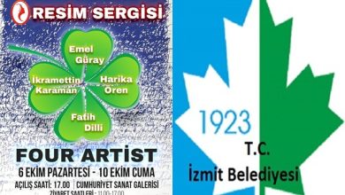 Cumhuriyet Sanat Galerisi “Four Artist” Sergisine ev sahipliği yapacak