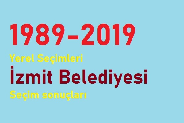 İzmit Belediyesi Yerel Seçim sonuçları