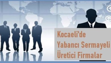 Kocaeli’de Yabancı Sermayeli üretici firma listesi