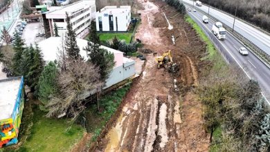 Alikahya TEM Bağlantı Yolu’nda çalışmalar sürüyor
