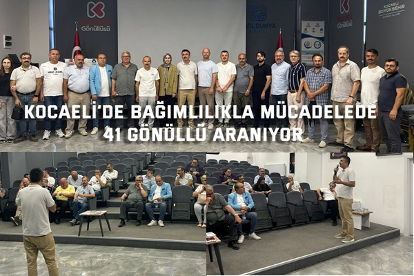 Bağımlılıkla Mücadelede 41 Gönüllü Aranıyor