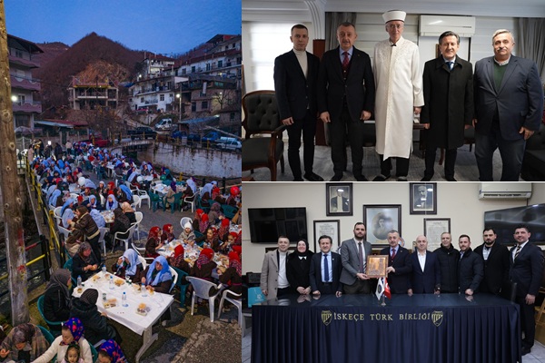 Büyükakın Balkanlar'da,soydaşlarla iftar sofrasında