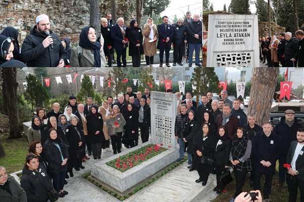Efsane başkan Leyla Atakan vefatının 55. yılında mezarı başında anıldı