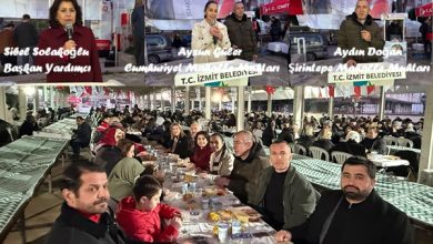 İzmit Belediyesi, dayanışma sofrasını Plajyolu’nda kurdu