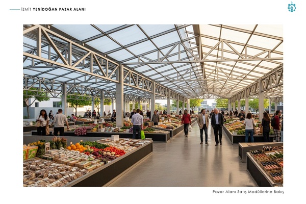 İzmit Yenidoğan’a Modern Kapalı Pazar alanı geliyor