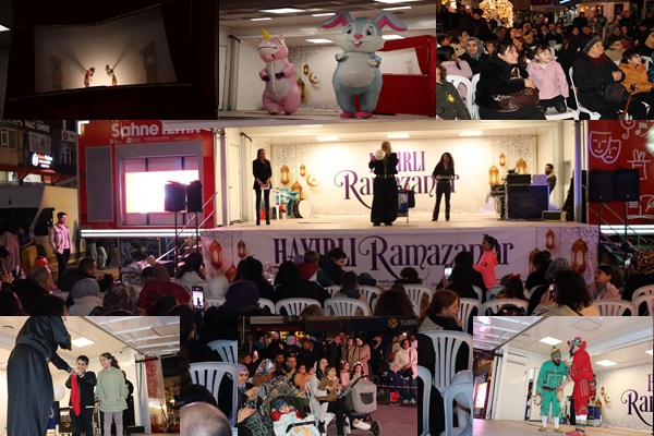 İzmit’teki Ramazan ayı etkinliklerinde çocuklara doyasıya eğleniyor