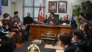 Şampiyon Karateciler Başkan Kocaman’ın Konuğu Oldu