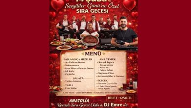 Kocaeli’de Sevgililer Günü Sıra Gecesi Coşkusuyla Kutlanacak