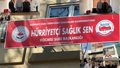 Tabela Asılarak Hizmete Başlandı