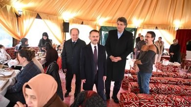 Vali İlhami Aktaş Kartepe Belediyesi Otağ Çadırını Ziyaret Etti