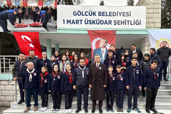1 Mart Üsküdar Vapuru Faciası Şehitleri Gölcük’te Dualarla Anıldı