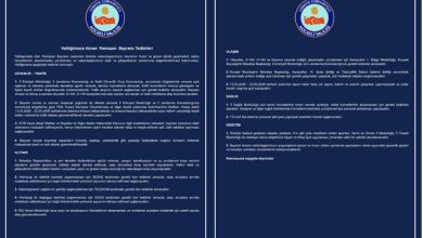 Kocaeli Valiliğince Alınan Ramazan Bayramı Tedbirleri