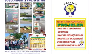 Uyguladığımız gıda ve enerji projelerimiz