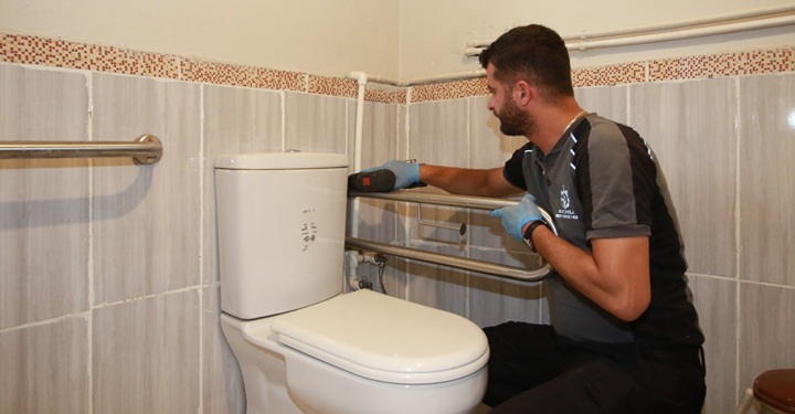 Evde Hayata Tutun tutamakları montajı