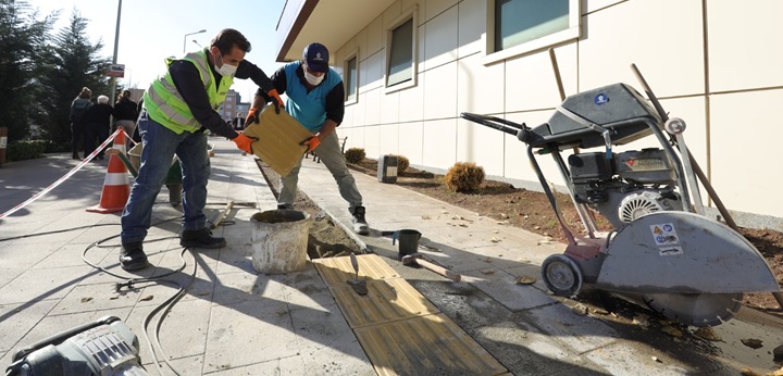 Görme Engelliler İçin Sarı Çizgi Çalışması