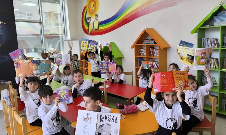 İZGİM Çocuk Kütüphanesi, Kütüphane Haftası’nda öğrencileri ağırladı