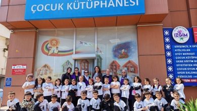 İZGİM Çocuk Kütüphanesi, Kütüphane Haftası’nda öğrencileri ağırladı
