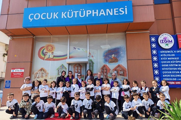 İZGİM Çocuk Kütüphanesi, Kütüphane Haftası’nda öğrencileri ağırladı