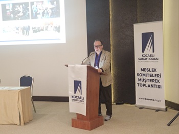 KSO Başkanı Ayhan Zeytinoğlu, 9. dönemin 8’inci Meslek Komiteleri toplantısında KSO’nun 4 yıllık çalışmalarını anlattı