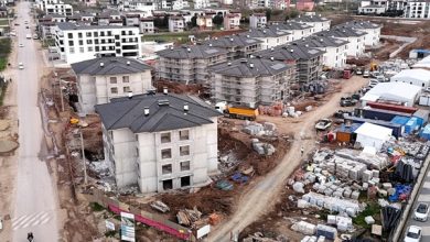 Kartepe Kent Konut Evleri'nde kaba inşaat tamamlandı