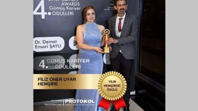 Filiz Öner Uyar 'Yılın Hemşiresi' Seçildi
