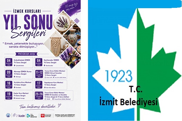 İzmit belediyesi İZMEK Yıl Sonu Sergileri başlıyor