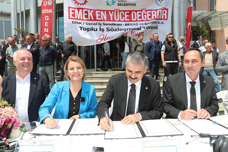 İzmit’te emek kazandı - Toplu İş Sözleşmesini imzaladılar