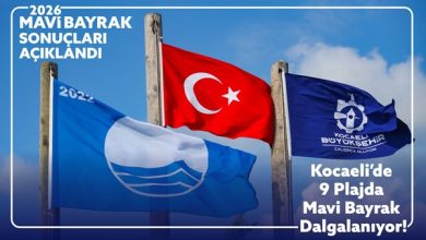 Kocaeli’de 9 Plaja “Mavi Bayrak” Gururu