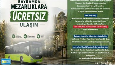 Kocaeli'de Mezarlıklara Ulaşım Ücretsiz