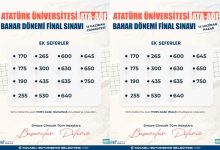 ATA-AÖF Sınavına 15 farklı Hat Desteği