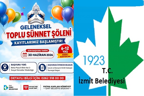 İzmit Belediyesinin Toplu Sünnet Şöleni için kayıtlar başlıyor