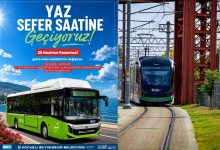 Ulaşımda Yaz Sefer Tarifesi 29 Haziran’da başlıyor
