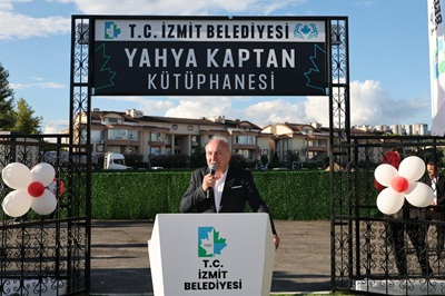 İzmit Belediyesi Yahya Kaptan Kütüphanesi Açıldı