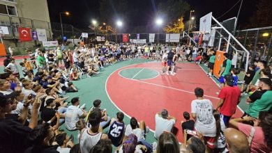 Değirmendere Sahilinde Heyecan Sırası Basketbolda