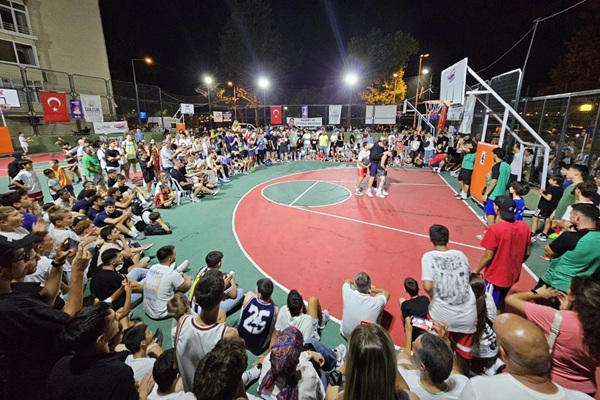 Değirmendere Sahilinde Heyecan Sırası Basketbolda