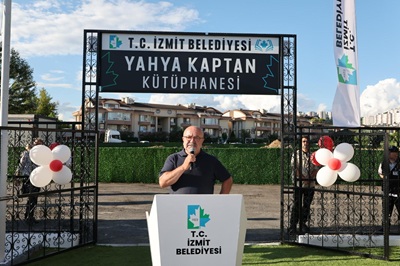 İzmit Belediyesi Yahya Kaptan Kütüphanesi Açıldı