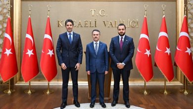 Faisal Abdullah Al-Henzab, Vali Aktaş'ı Ziyaret Etti