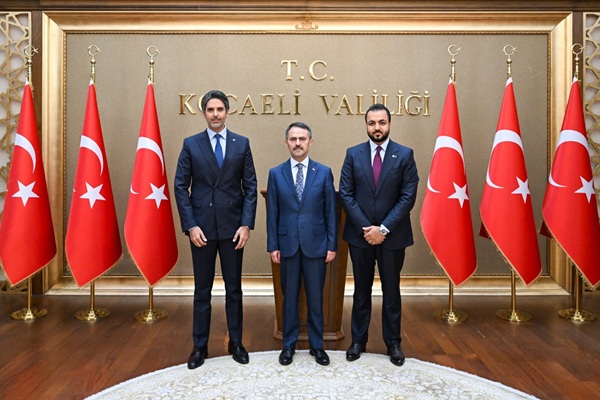 Faisal Abdullah Al-Henzab, Vali Aktaş'ı Ziyaret Etti
