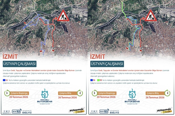 Gazanfer Bilge Bulvarı Trafiğe kapatılacak