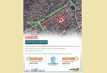 Gebze’de Şehit Numan Dede Caddesi geçici olarak trafiğe kapatılıyor
