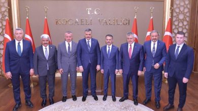 İçişleri Bakanı Çiftçi Kocaeli Valiliğini Ziyaret Etti