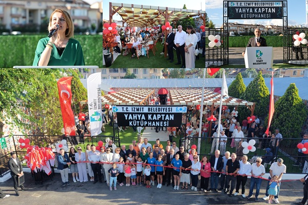 İzmit Belediyesi Yahya Kaptan Kütüphanesi Açıldı