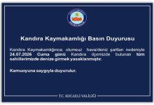 Kandıra Kaymakamlığı Basın Duyurusu