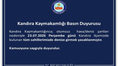 Kandıra Kaymakamlığı Basın Duyurusu