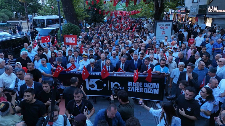 Kocaeli "İrade Bizim Zafer Bizim" buluşmasında tek yürek oldu