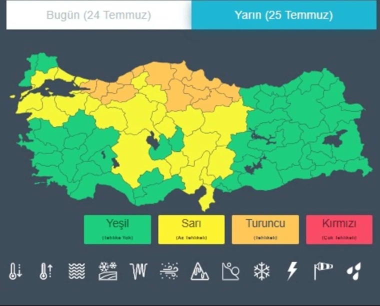 Kuvvetli Rüzgâr ve Yağış Bekleniyor!