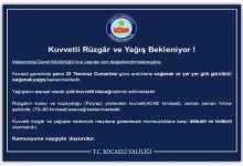Kuvvetli Rüzgâr ve Yağış Bekleniyor!