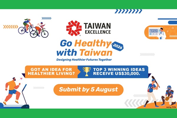 akıllı sağlık hizmetleri, Everlight Chemical, fitness teknolojileri, Go Healthy with Taiwan 2026, Hindistan, Ideas Lab, Mentorluk Programı, Mumbai, Nature dergisi, Perovskia, Sağlık Fikirleri, sağlıklı yaşlanma, spor, TAITRA, Tayvan Ekonomik İşler Bakanlığı, Tayvan Spor Bilimleri Enstitüsü, TISS, TITA, tıbbi cihazlar, wellness