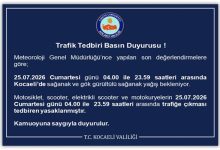 Trafik Tedbiri Basın Duyurusu!