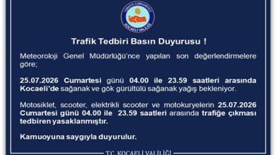 Trafik Tedbiri Basın Duyurusu!